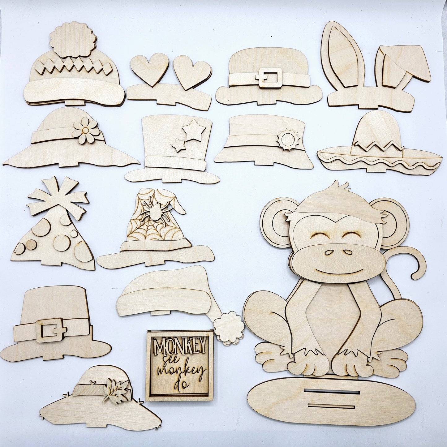 Animal Interchangeable Hat/Bow Kits