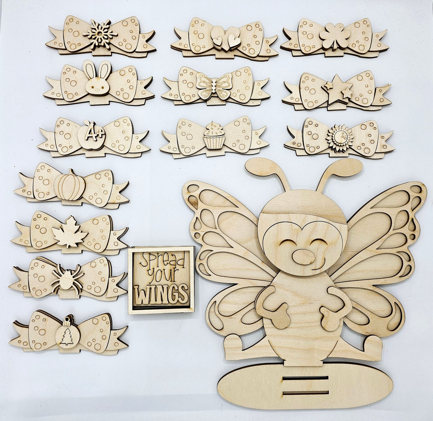 Animal Interchangeable Hat/Bow Kits