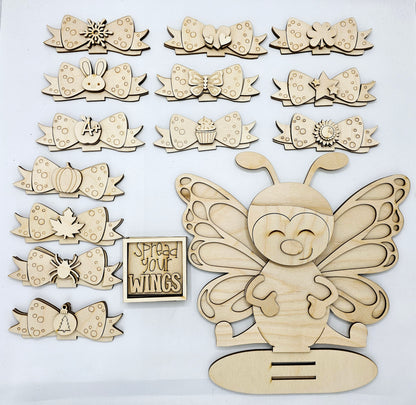 Animal Interchangeable Hat/Bow Kits