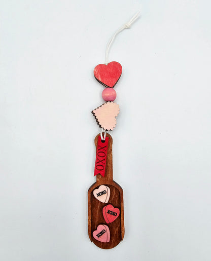Valentine Scoop Ornament Tag