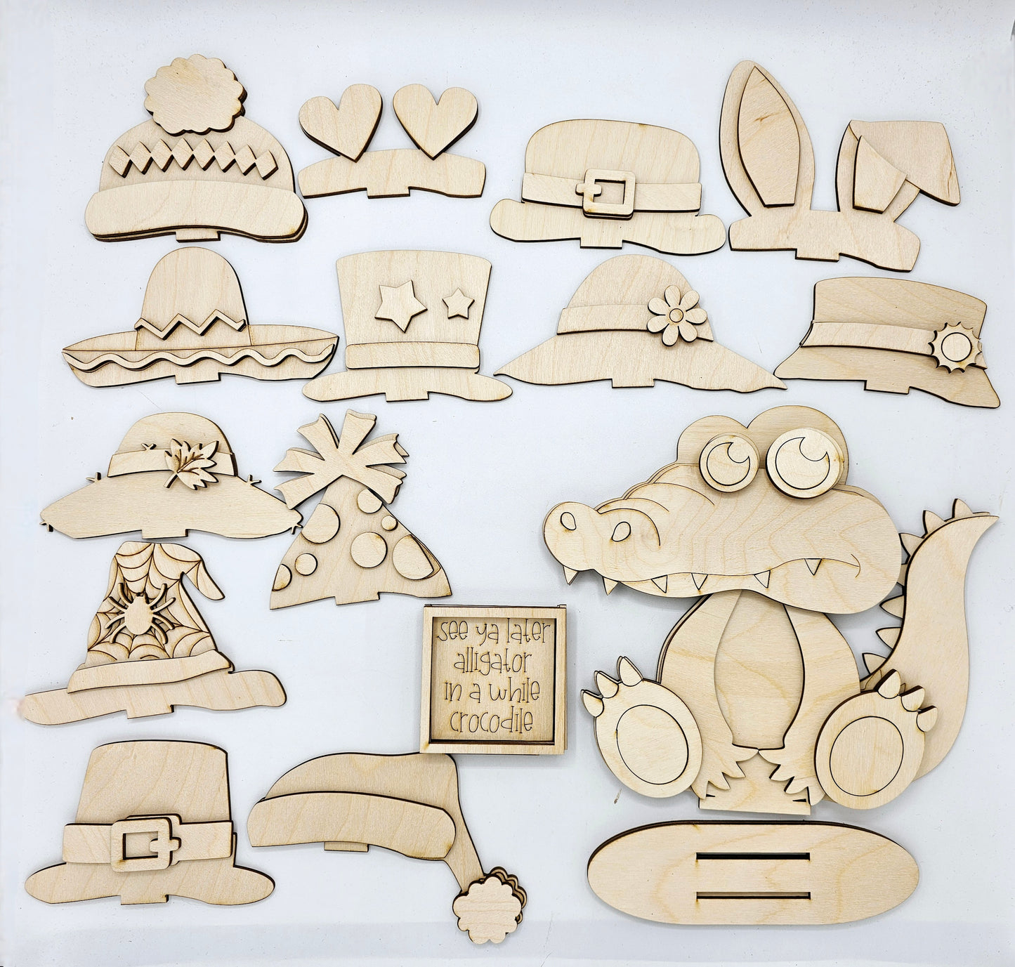 Animal Interchangeable Hat/Bow Kits