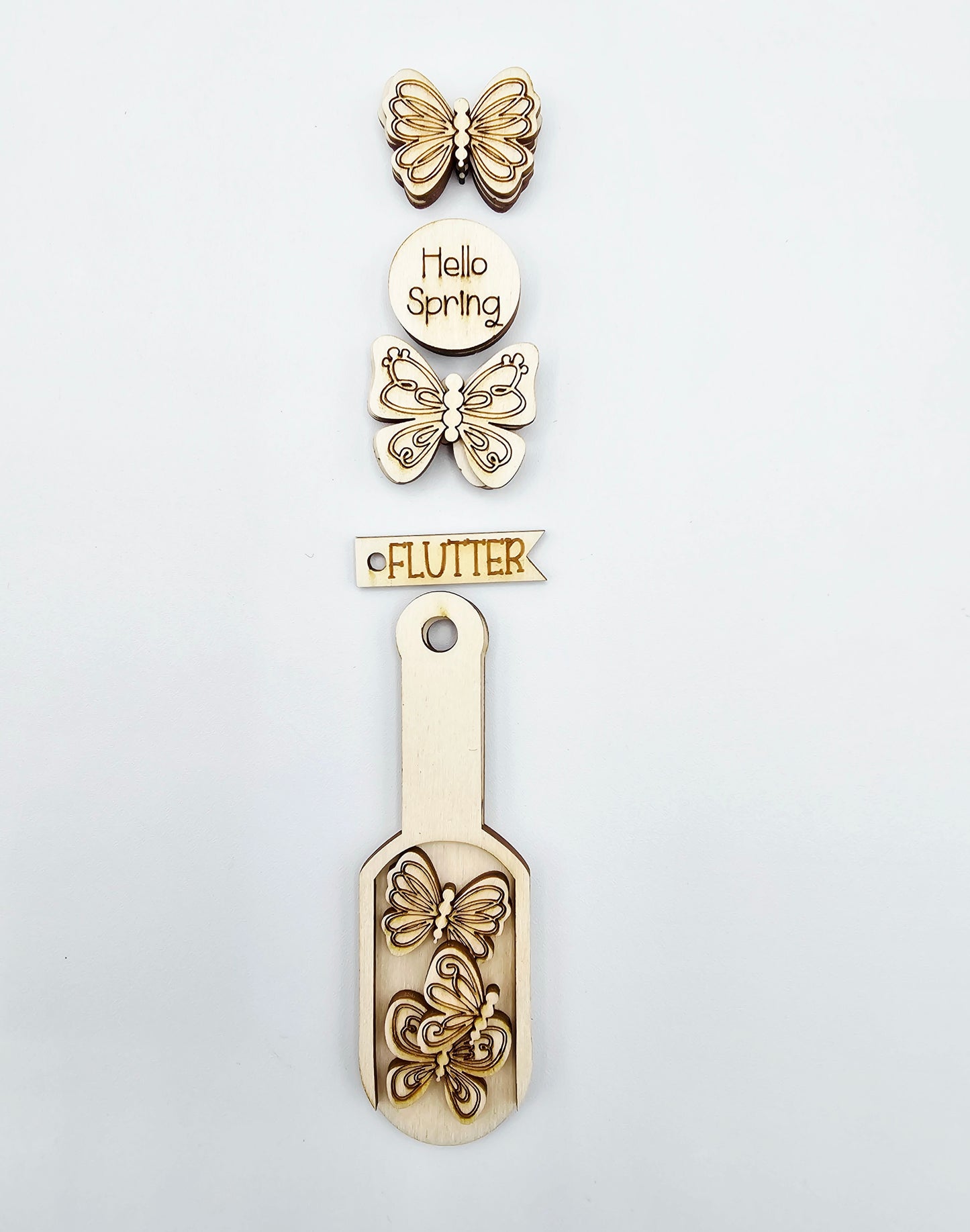 Spring Scoop Ornament Tag