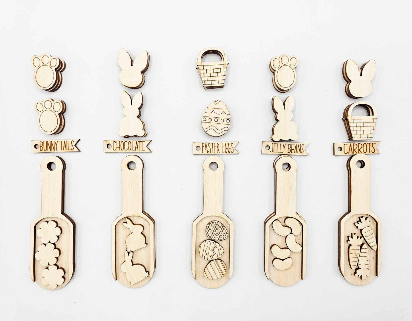 Easter Scoop Ornament Tag