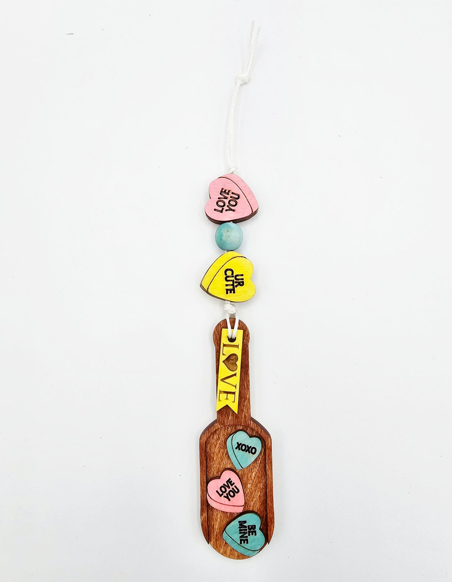 Valentine Scoop Ornament Tag