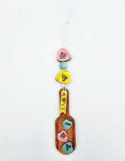 Valentine Scoop Ornament Tag