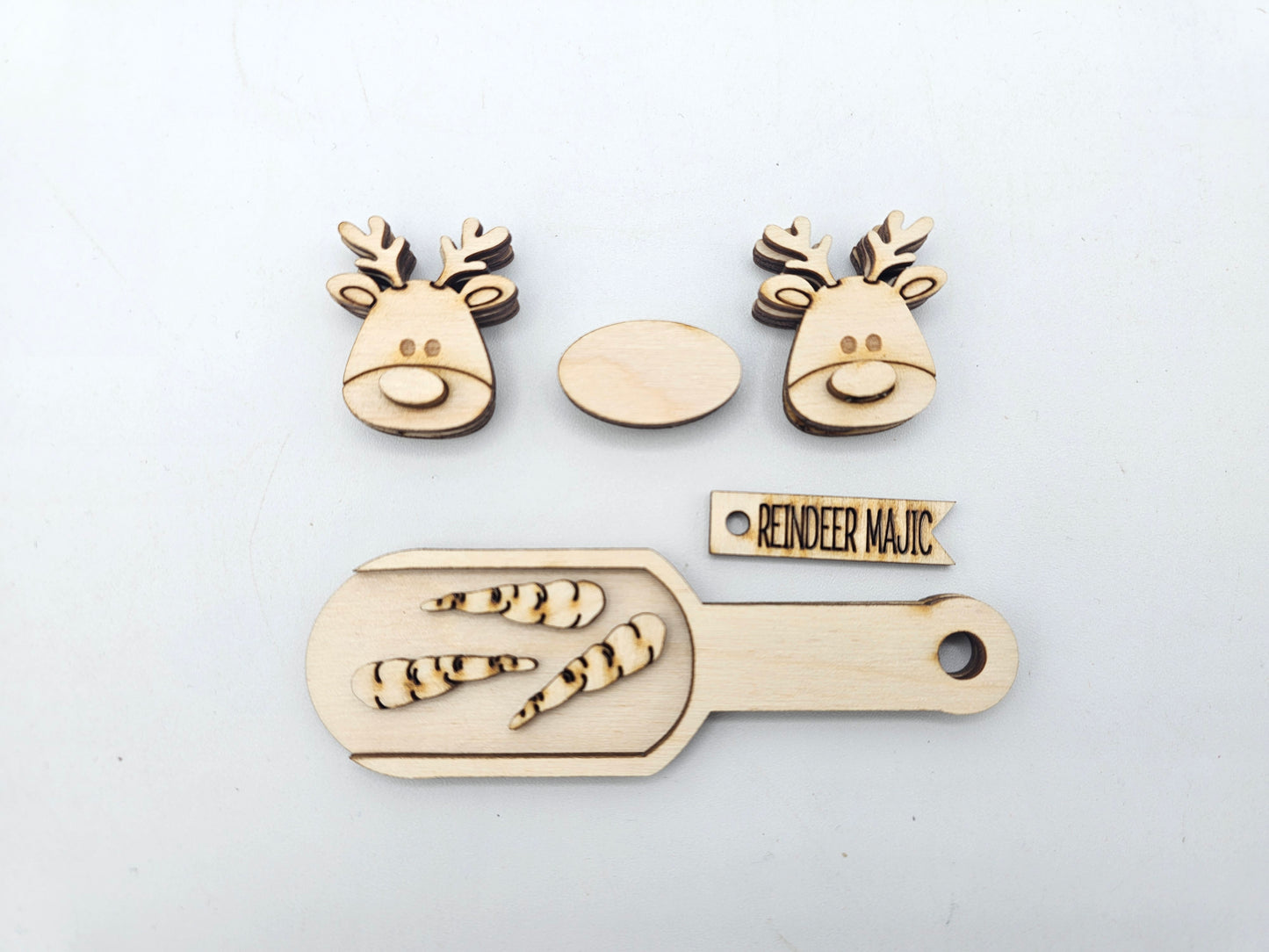 Christmas Winter Scoop Ornament Tag