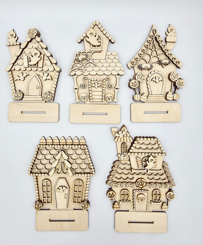Mini Halloween Candy Houses