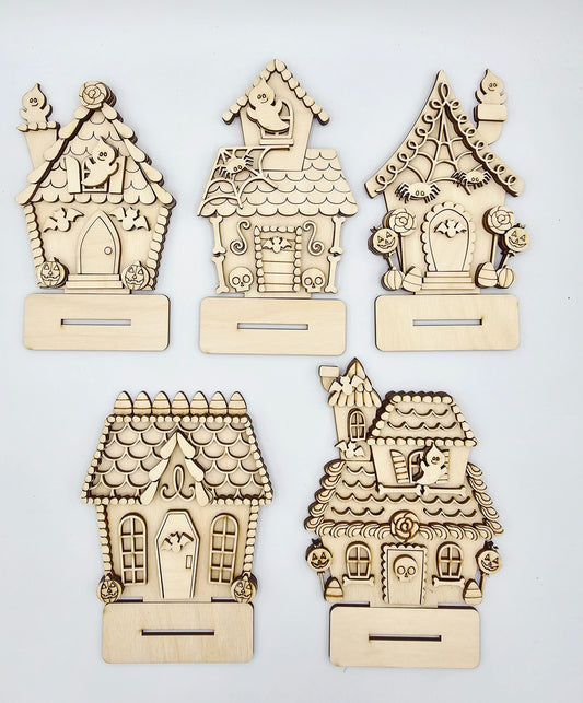 Mini Halloween Candy Houses
