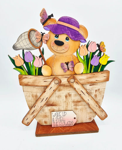 Spring Bear Basket - Large