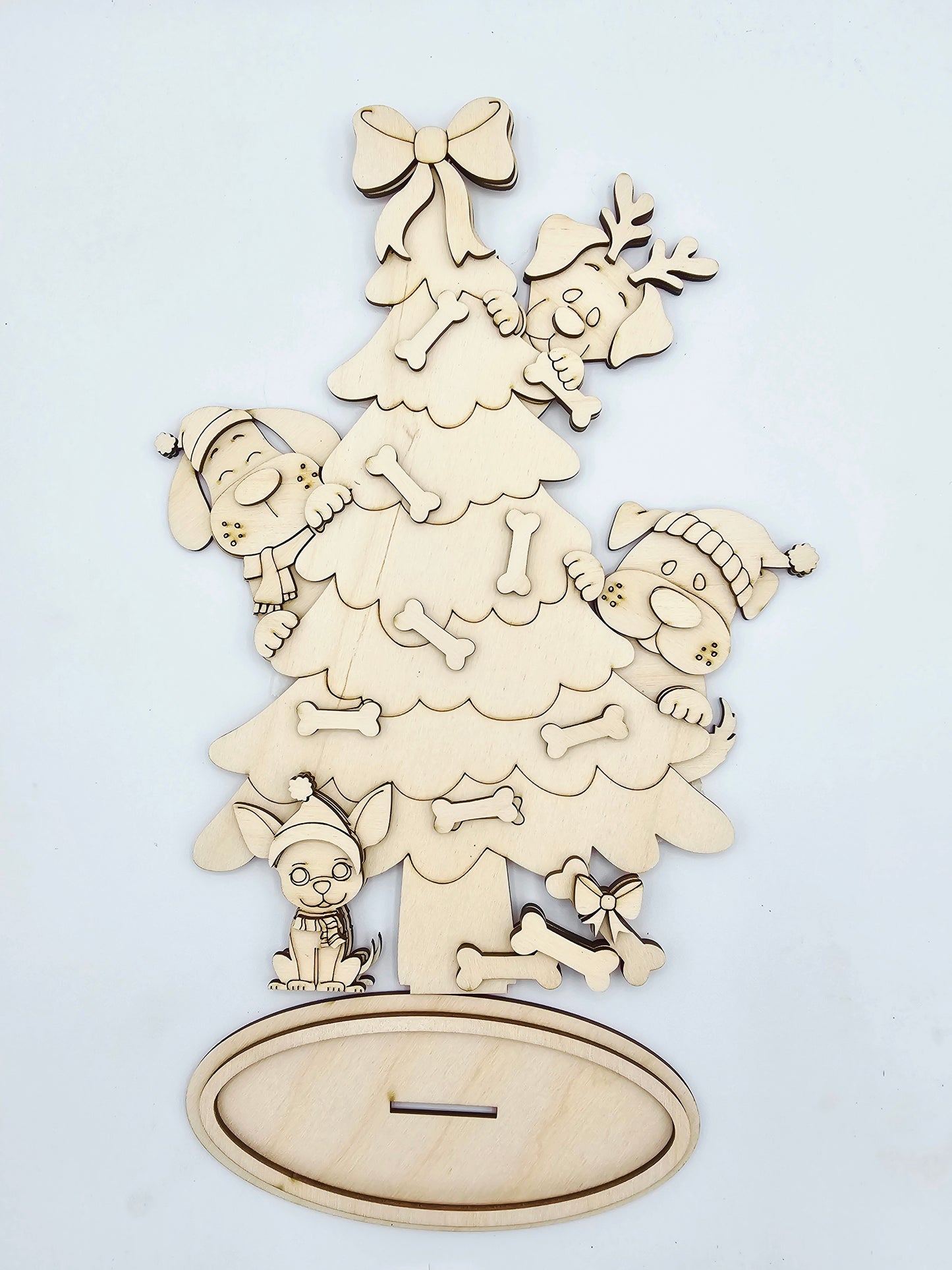 Dog & Christmas Tree Sitter
