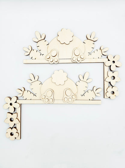 Easter Bunny Butt Door Corner