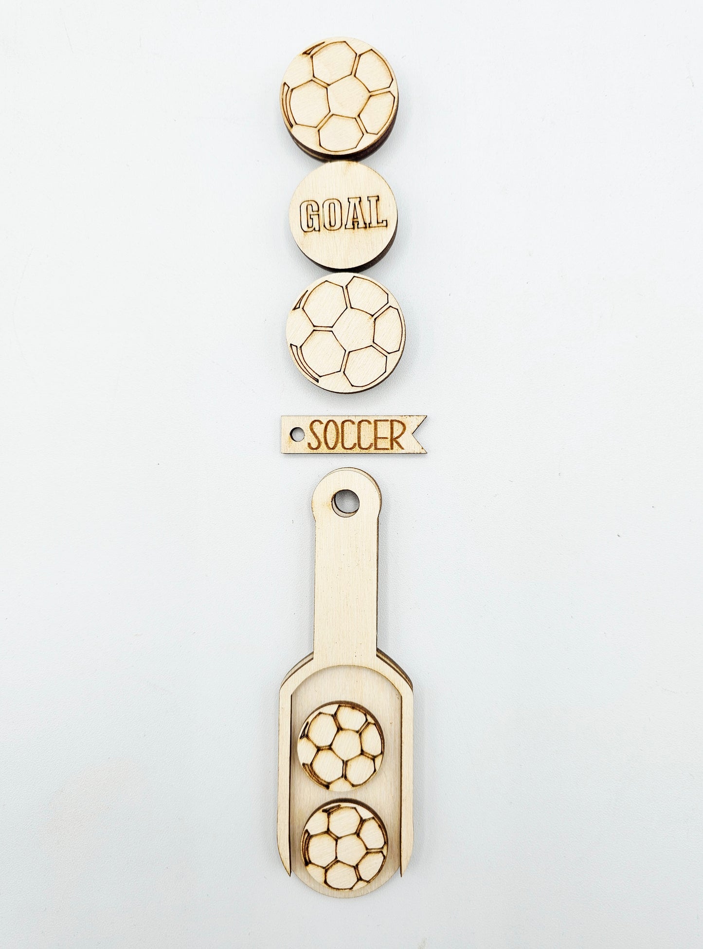 Sports Scoop Ornament Tag