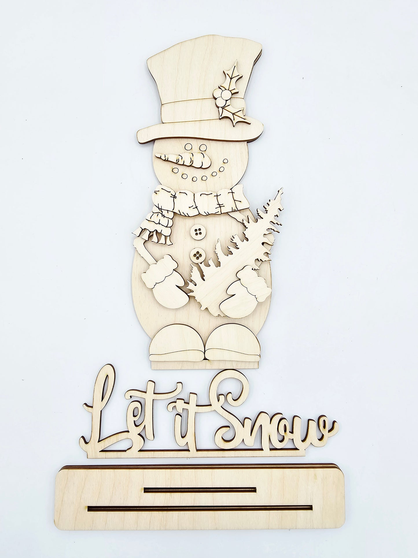 Let It Snow Snowman Sitter