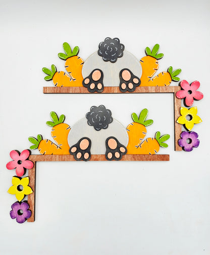 Easter Bunny Butt Door Corner