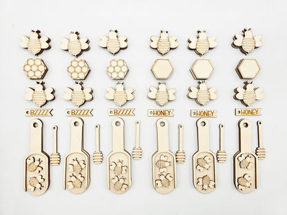 Bee Scoop Ornament Tag