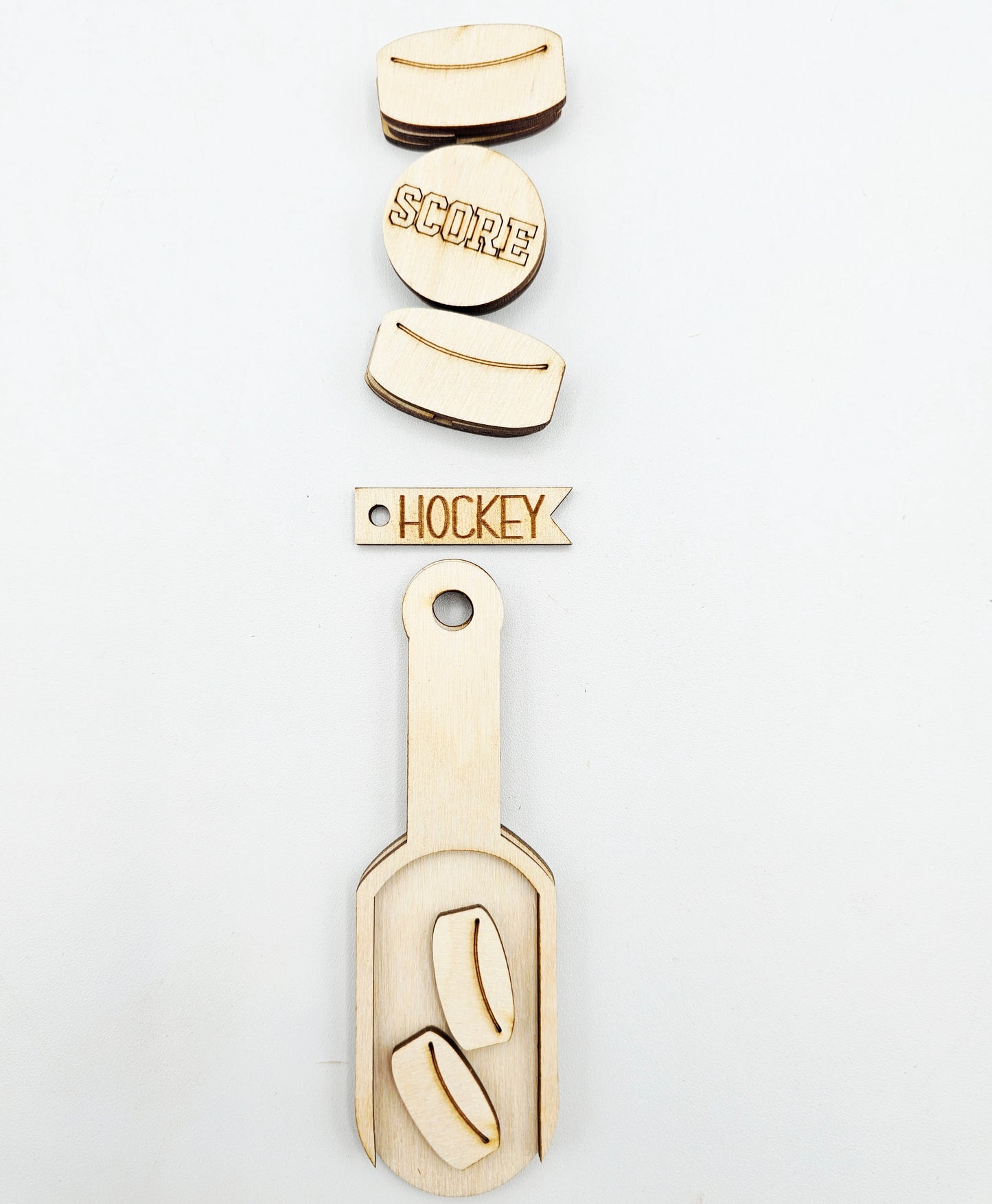 Sports Scoop Ornament Tag