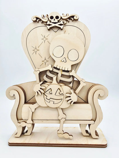Skeleton Shelf Hanging