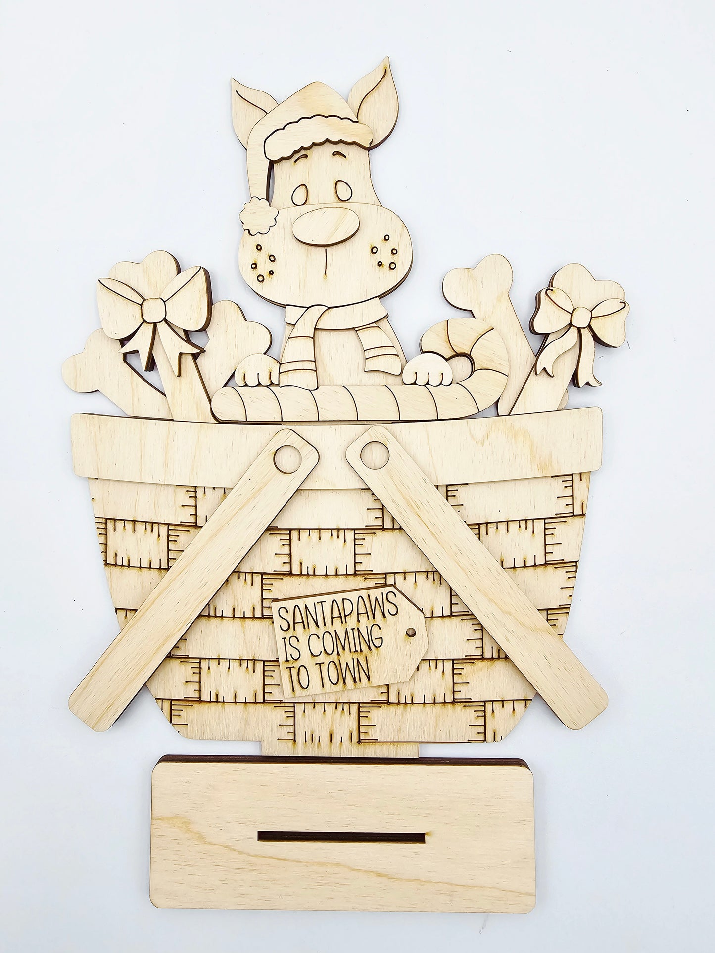 Christmas Dog Basket - Large