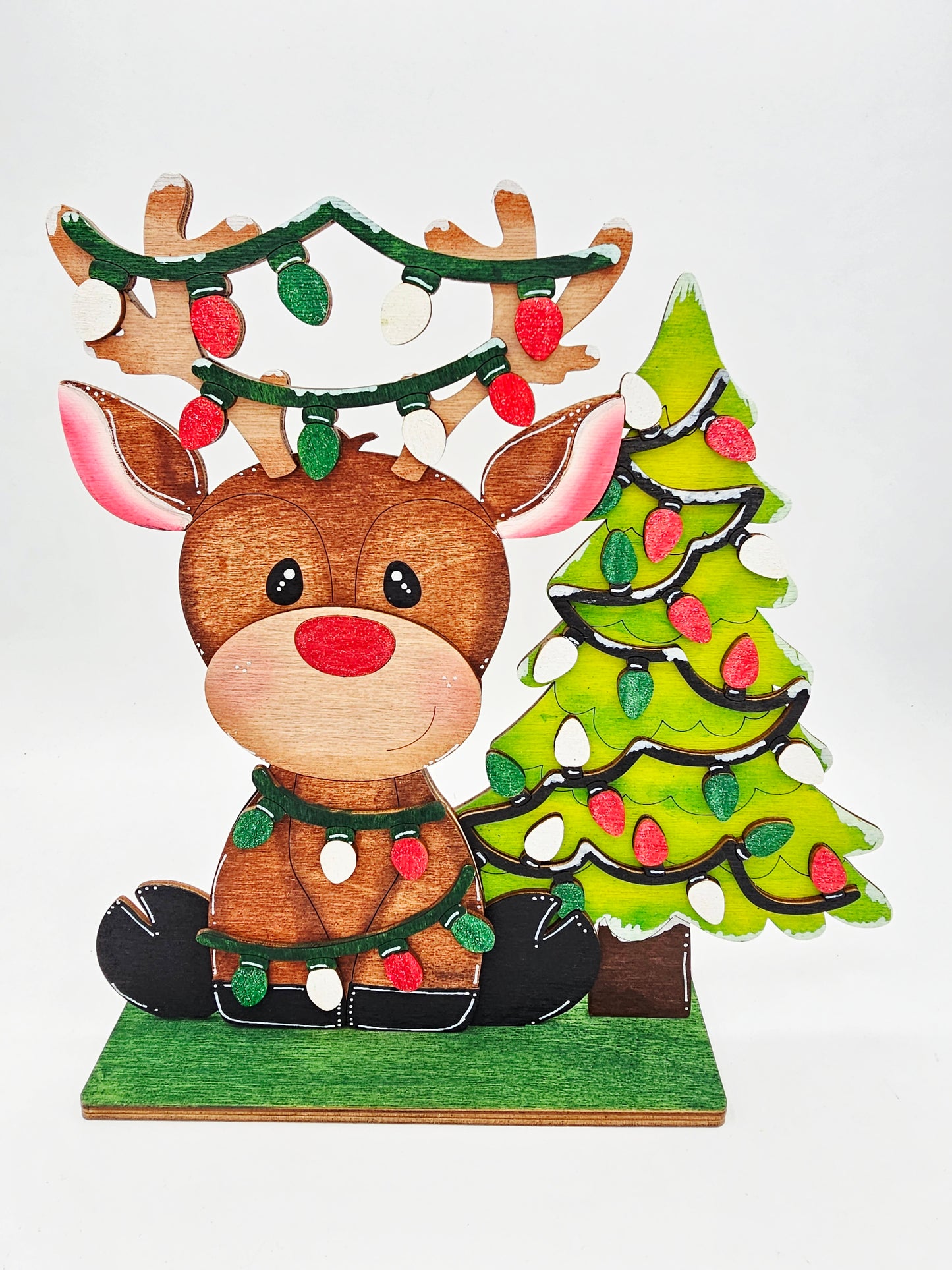 Reindeer Christmas Tree Sitter