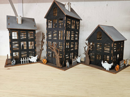 Haunted Houses - Set of 3