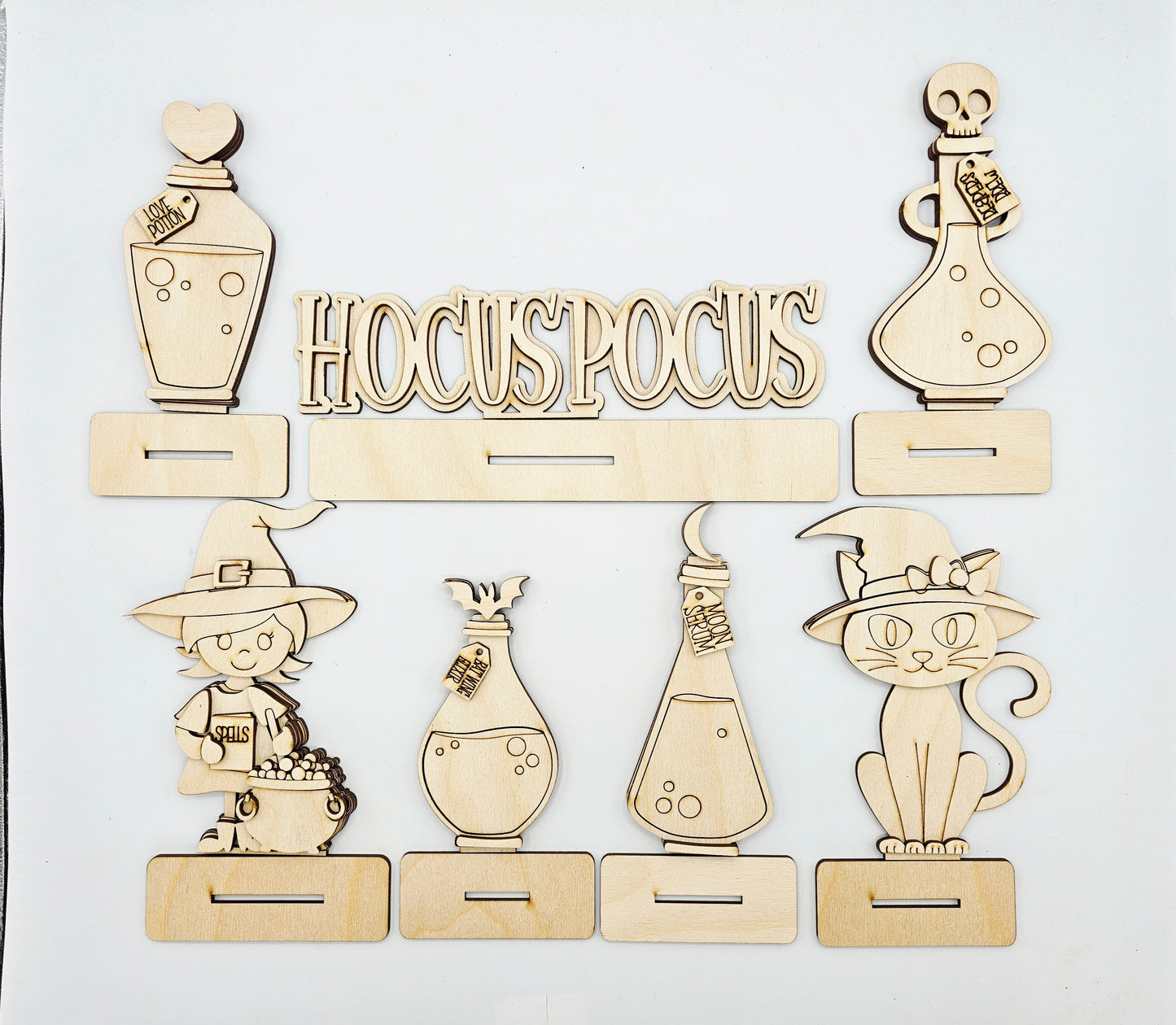 Halloween Witch - Wall Collage Sitters Set