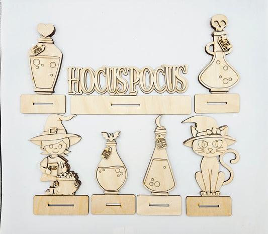 Halloween Witch - Wall Collage Sitters Set