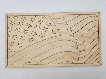 USA Flag Sign