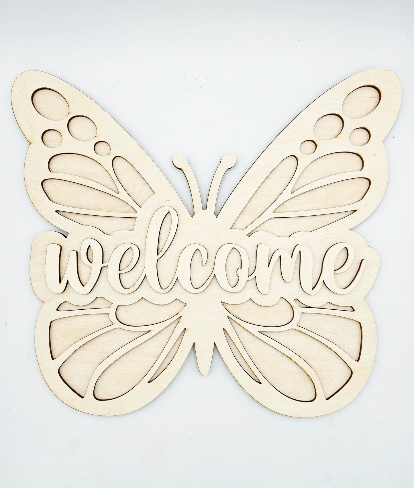 Butterfly Welcome Sign