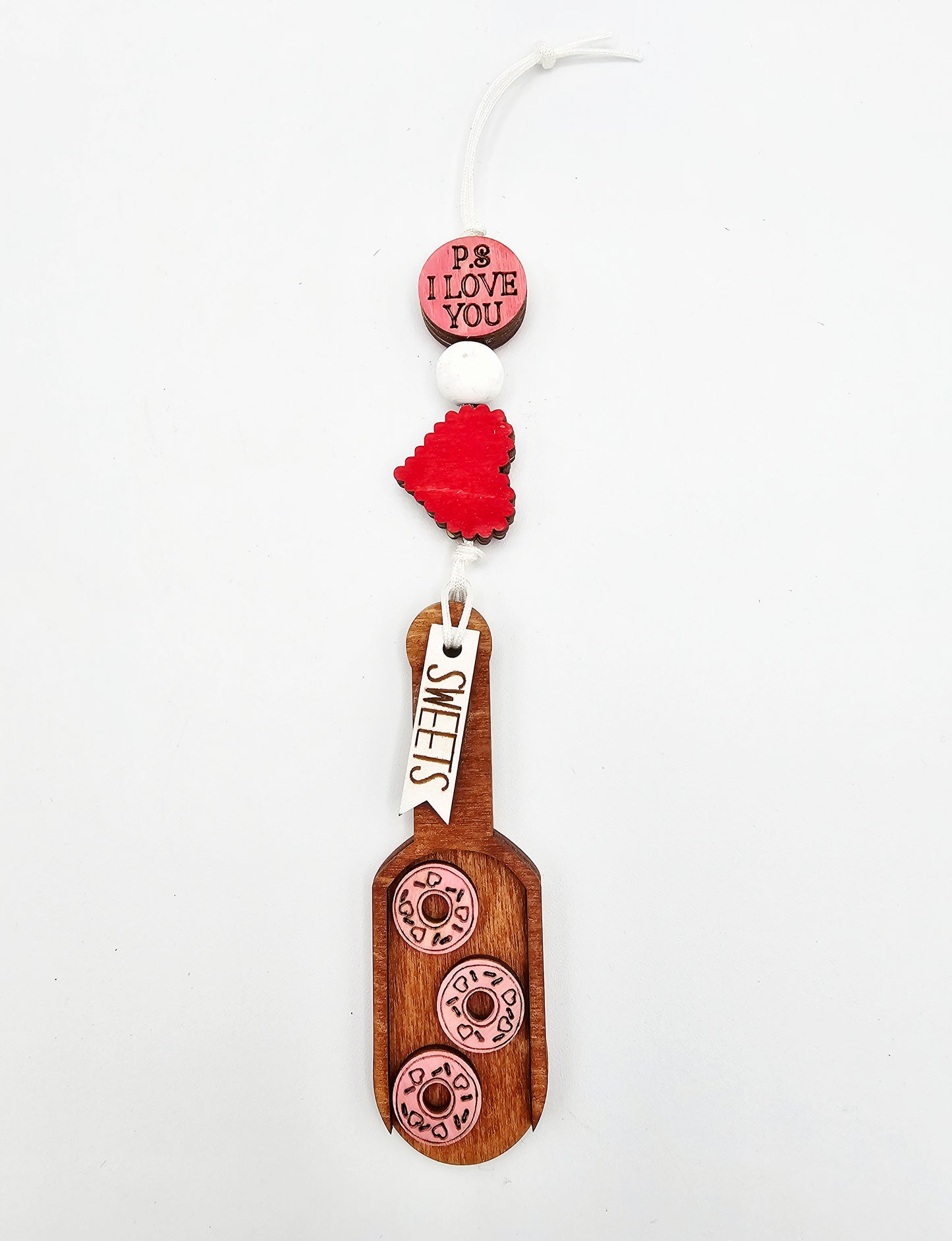 Valentine Scoop Ornament Tag
