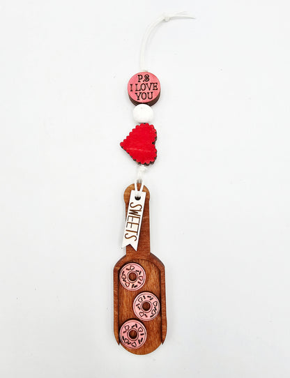 Valentine Scoop Ornament Tag